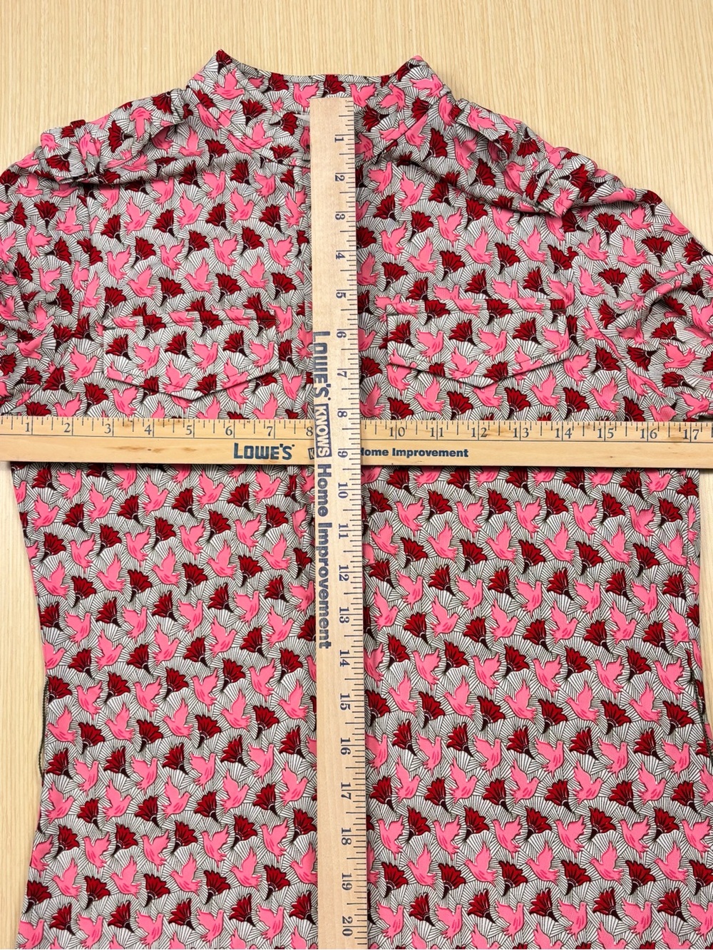 Tory Burch Bird Floral Jersey Shirt Dress Sz S - Picture 8 of 12